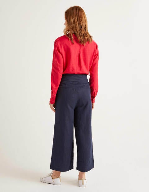 Weymouth Linen Pants - Navy Weymouth Linen Pants - Navy