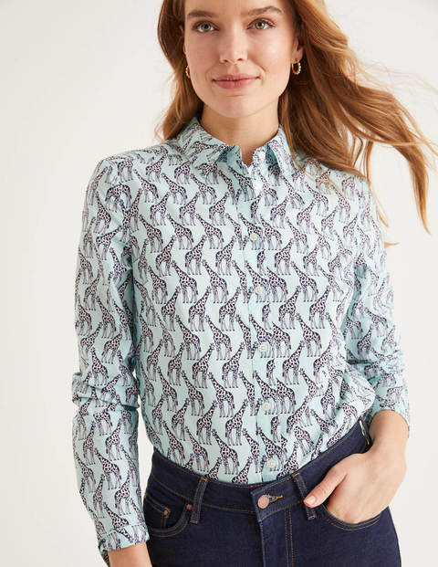 Modern Classic Shirt - Light Surf, Safari Giraffe Modern Classic Shirt - Light Surf, Safari Giraffe