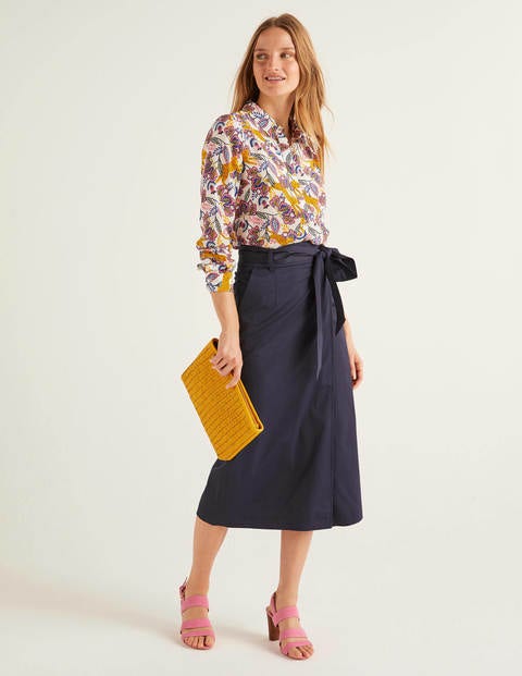 The Silk Shirt - Ivory, Cheetah Bloom The Silk Shirt - Ivory, Cheetah Bloom