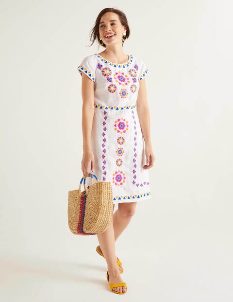 boden bea linen dress