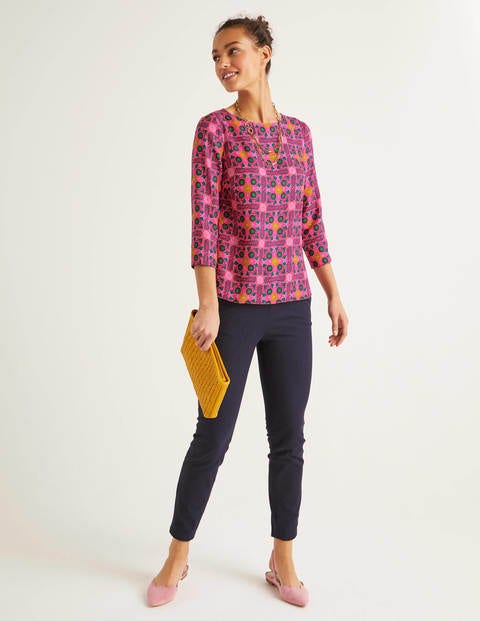 Nadine Top - Party Pink, Trellis Nadine Top - Party Pink, Trellis
