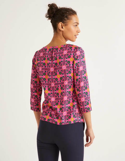 Nadine Top - Party Pink, Trellis Nadine Top - Party Pink, Trellis