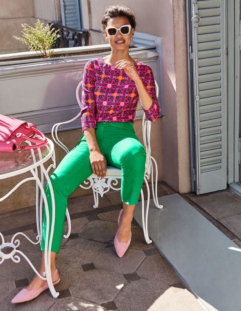 Nadine Top - Party Pink, Trellis Nadine Top - Party Pink, Trellis