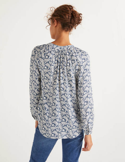 Naomi Blouse - Sailor, Jungle Bloom Naomi Blouse - Sailor, Jungle Bloom