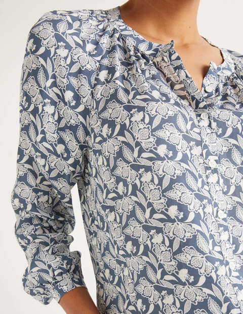 Naomi Blouse - Sailor, Jungle Bloom Naomi Blouse - Sailor, Jungle Bloom