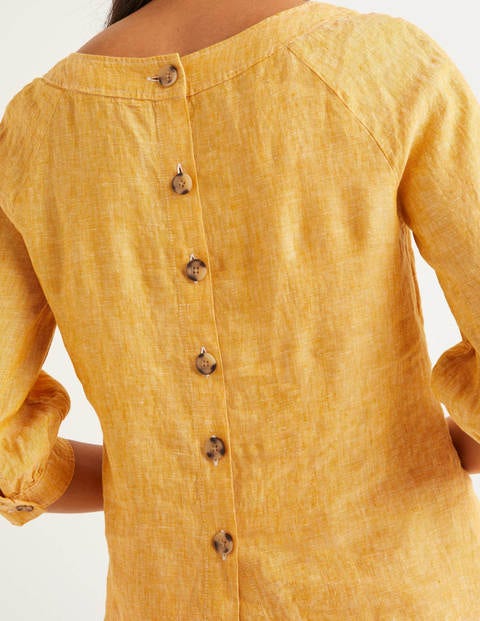 Lavinia Linen Top - Tuscan Sun Lavinia Linen Top - Tuscan Sun