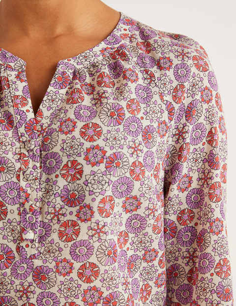 Patricia Top - Ivory and Lupin, Sweet Mosaic Patricia Top - Ivory and Lupin, Sweet Mosaic
