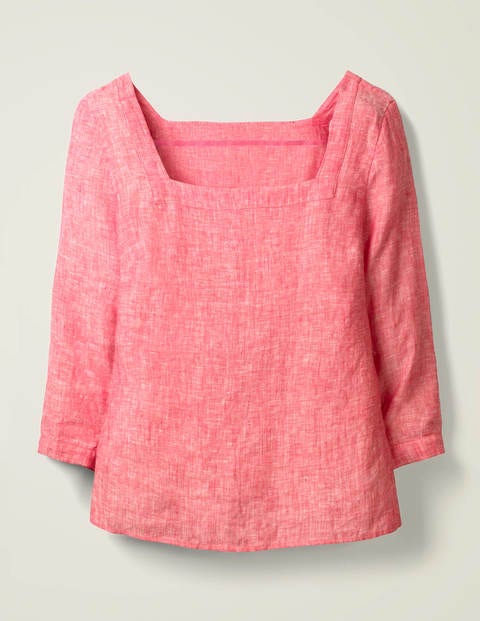 Poppy Linen Top - Post Box Red Poppy Linen Top - Post Box Red