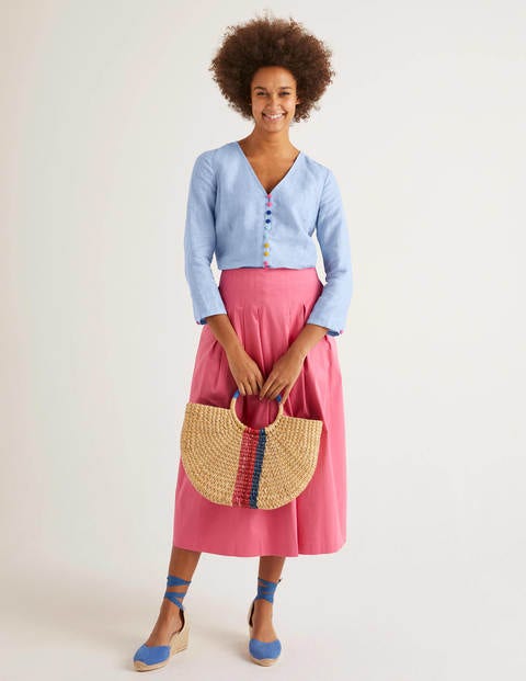 Cecilia Linen Blouse - Chambray Cecilia Linen Blouse - Chambray