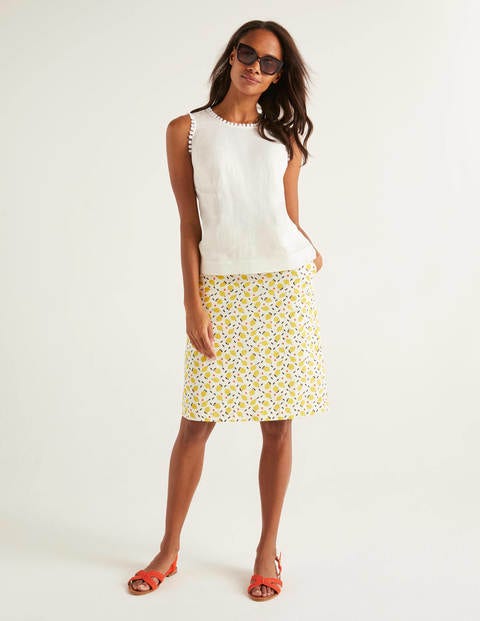 Romaine Linen Top - White Romaine Linen Top - White