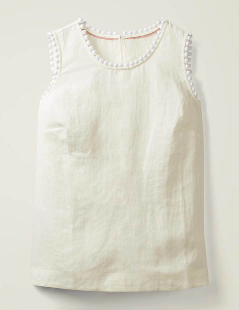 Romaine Linen Top - White Romaine Linen Top - White