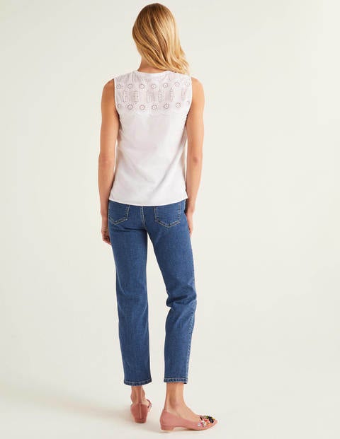 Casey Broderie Shirt - White Casey Broderie Shirt - White