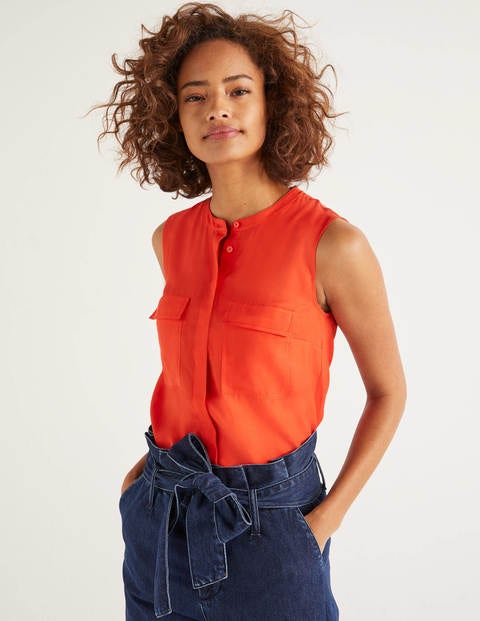 Petronella Top - Orange Sunset Petronella Top - Orange Sunset