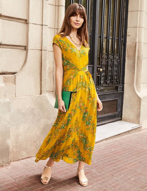 boden bonnie silk midi dress