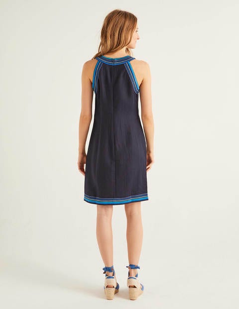 embroidered linen dress