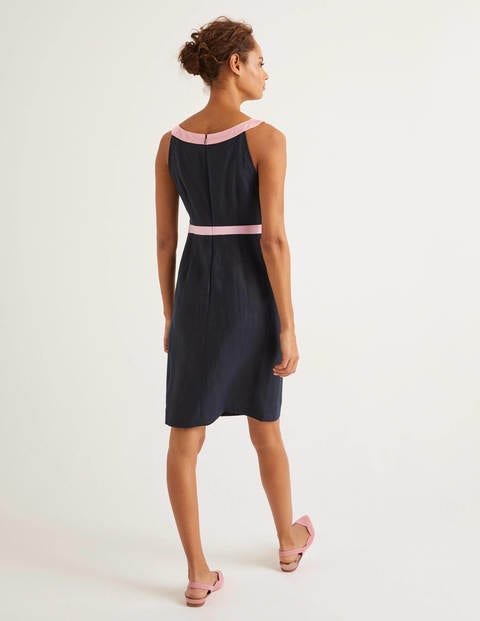 Robe Oriel en lin - Bleu marine Robe Oriel en lin - Bleu marine