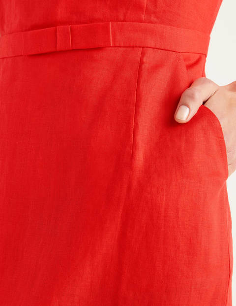 Oriel Linen Dress - Orange Oriel Linen Dress - Orange