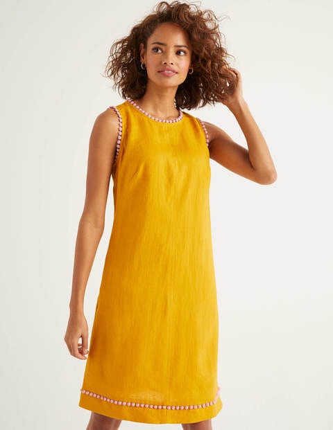 shirred summer dress