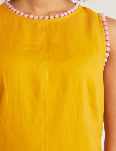 Romaine Leinenkleid - Sonnengelb Romaine Leinenkleid - Sonnengelb