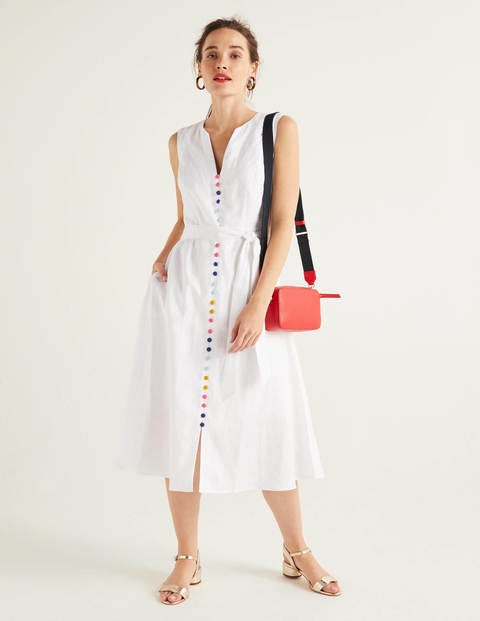 Robe Cecilia en lin - Blanc Robe Cecilia en lin - Blanc