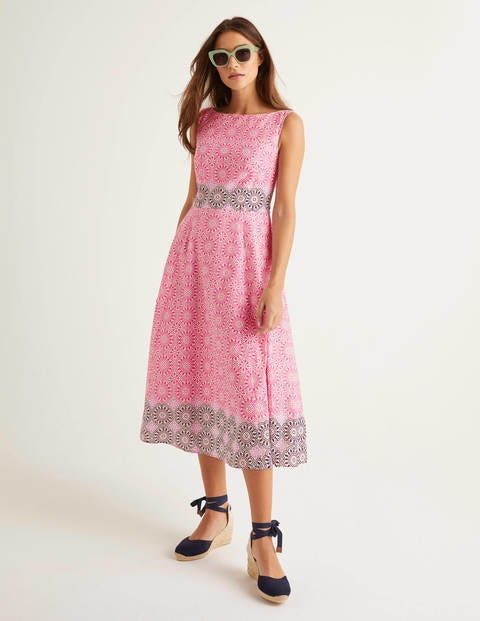 Deborah Kleid - Pink, Sonnenmuster Deborah Kleid - Pink, Sonnenmuster