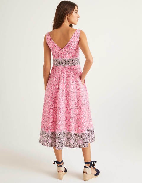 Deborah Kleid - Pink, Sonnenmuster Deborah Kleid - Pink, Sonnenmuster