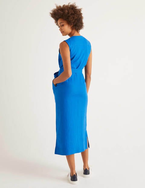 Catriona Leinenkleid - Kräftiges Blau Catriona Leinenkleid - Kräftiges Blau