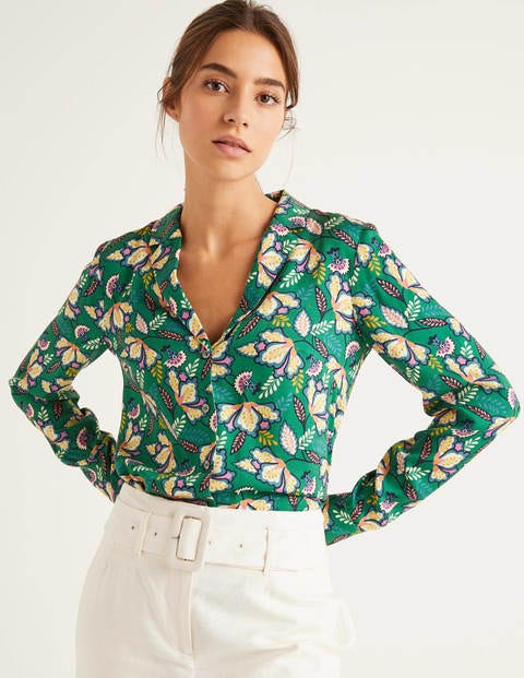 Sierra Blouse - Forest, Jungle Bloom Sierra Blouse - Forest, Jungle Bloom