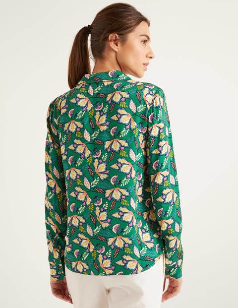 Sierra Blouse - Forest, Jungle Bloom Sierra Blouse - Forest, Jungle Bloom