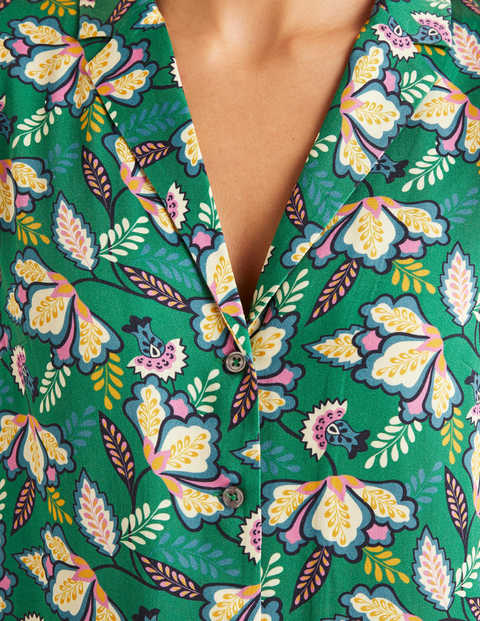 Sierra Blouse - Forest, Jungle Bloom Sierra Blouse - Forest, Jungle Bloom