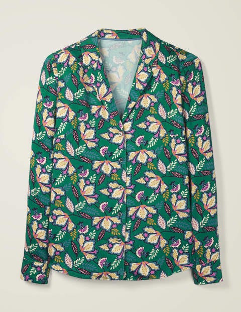 Sierra Blouse - Forest, Jungle Bloom Sierra Blouse - Forest, Jungle Bloom