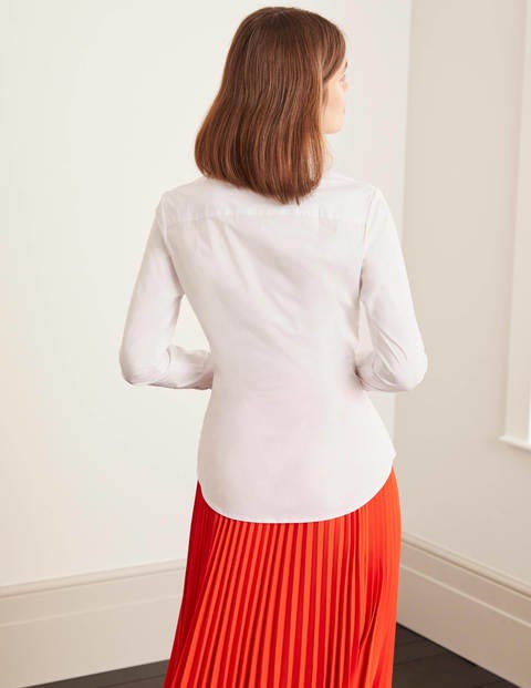Emily Fitted Shirt - White Emily Fitted Shirt - White
