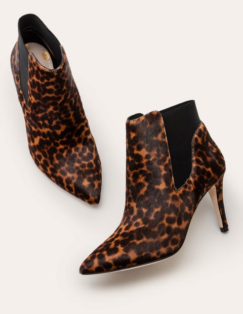 Elsworth Ankle Boots - Tan Leopard