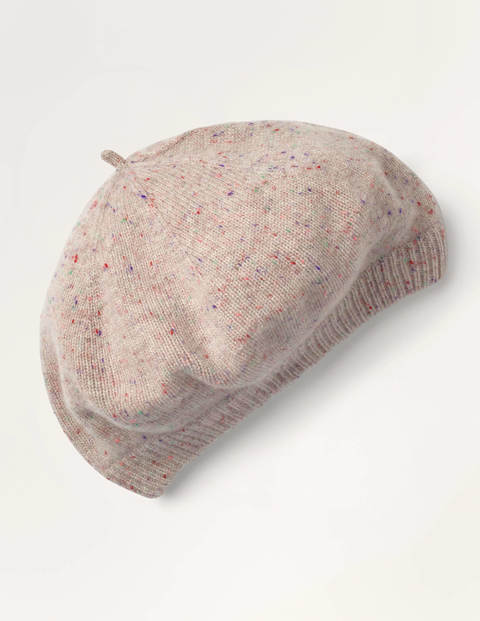 Cashmere Beret - Chinchilla Nep Cashmere Beret - Chinchilla Nep