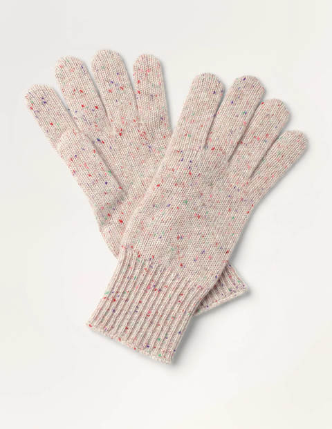 Cashmere Gloves - Chinchilla Nep Cashmere Gloves - Chinchilla Nep