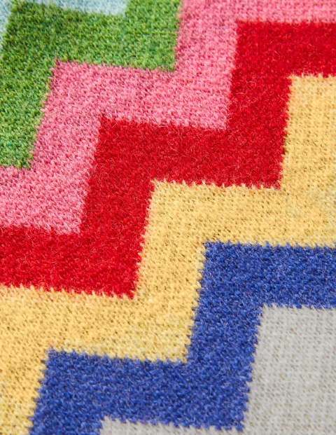 Hot Water Bottle - Ecru Rainbow Chevron Hot Water Bottle - Ecru Rainbow Chevron