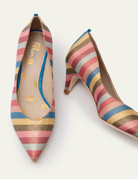 Clara Pumps - Bunt, Gestreift Clara Pumps - Bunt, Gestreift