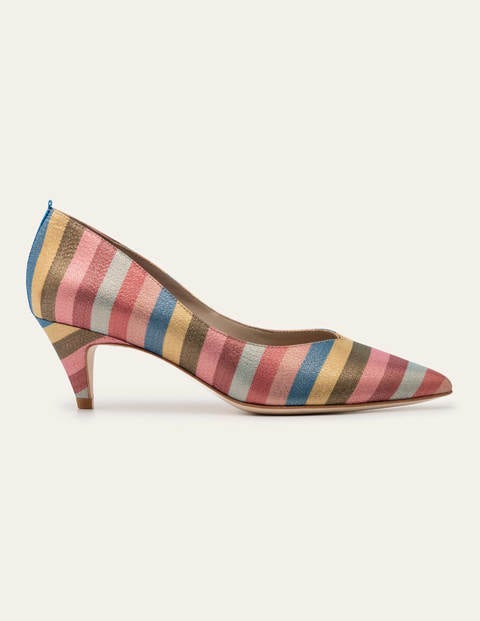 Clara Pumps - Bunt, Gestreift Clara Pumps - Bunt, Gestreift