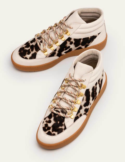 boden leopard print trainers