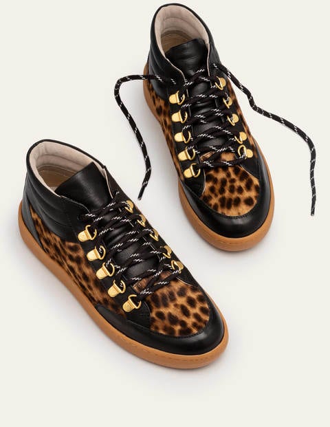 Anita Sneakers - Black/Tan Leopard Anita Sneakers - Black/Tan Leopard