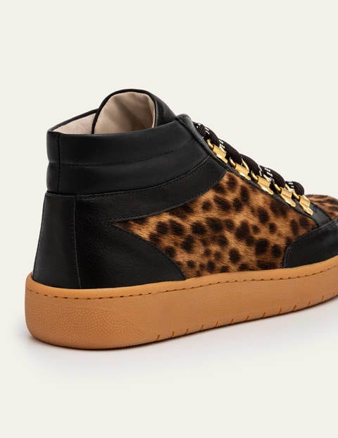 Anita Sneakers - Black/Tan Leopard Anita Sneakers - Black/Tan Leopard