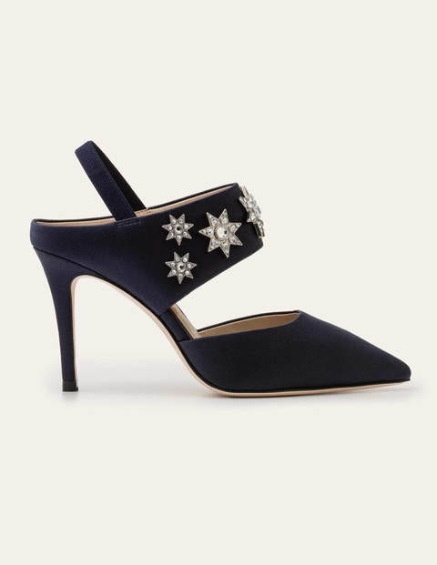 Chaussures Natalia avec bride arrière - Bleu marine Chaussures Natalia avec bride arrière - Bleu marine