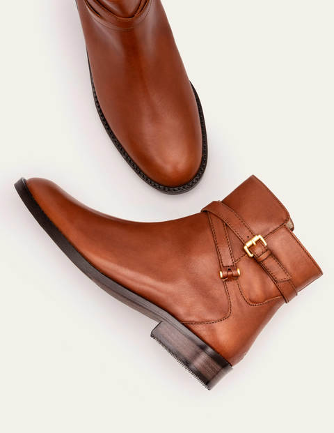 Aldeburgh Ankle Boots - Dark Tan Aldeburgh Ankle Boots - Dark Tan