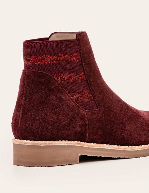 Bottines Chelsea Burford - Bordeaux profond Bottines Chelsea Burford - Bordeaux profond