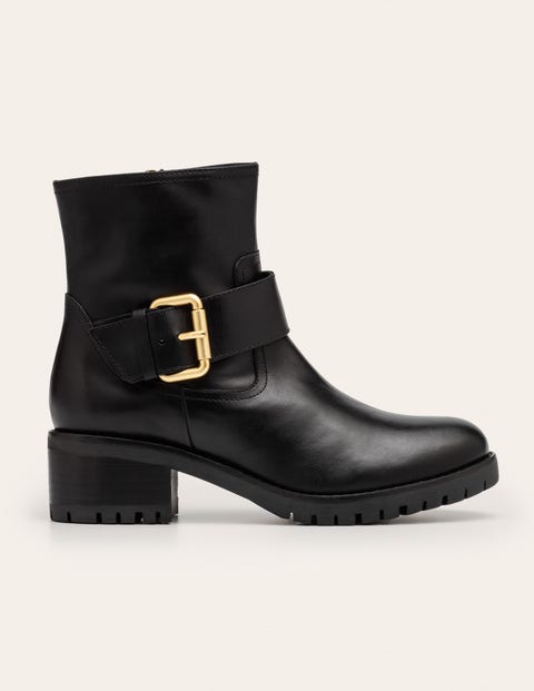 Bristol Biker-Stiefel - Schwarz Bristol Biker-Stiefel - Schwarz