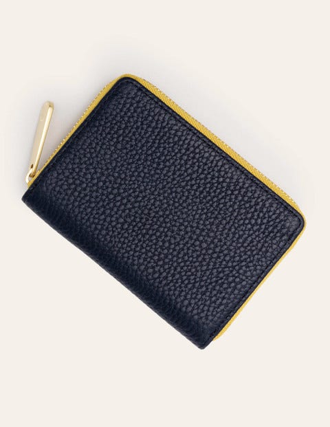 Kleine Geldbörse - Navy/Gold-Metallic/Schwefelgelb Kleine Geldbörse - Navy/Gold-Metallic/Schwefelgelb