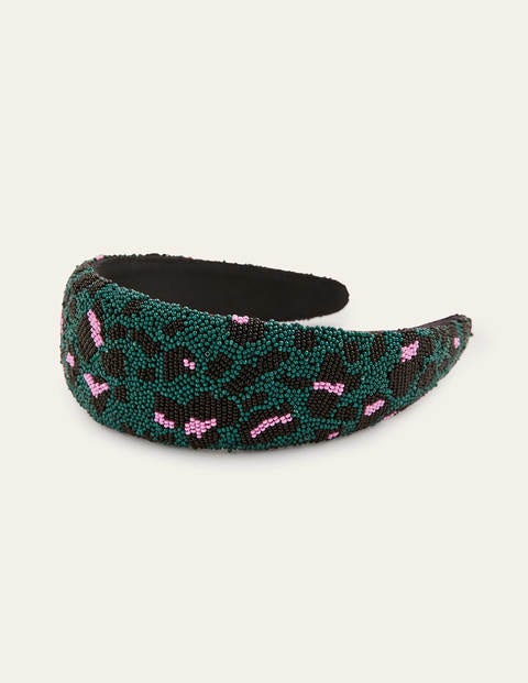 Beaded Headband - Deep Forest Beaded Headband - Deep Forest
