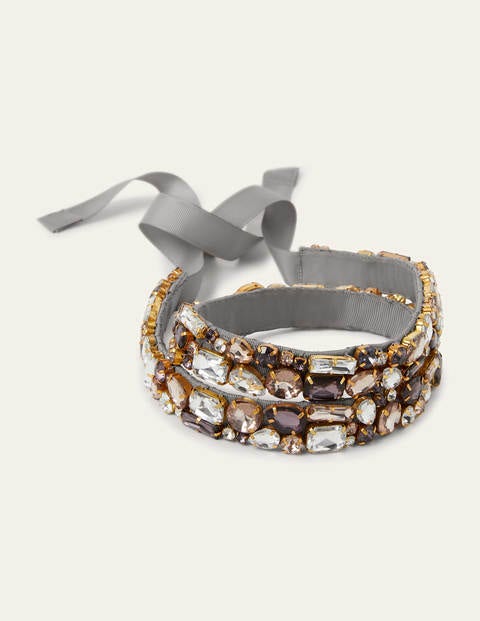 Jewelled Belt - Tin Grey Jewelled Belt - Tin Grey
