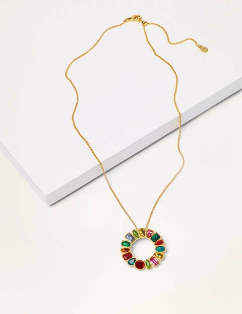 Jewelled Necklace - Multi Jewelled Necklace - Multi