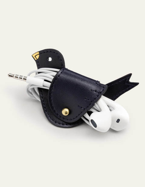 Kabelhalter mit Tiermotiv - Navy, Vogel Kabelhalter mit Tiermotiv - Navy, Vogel